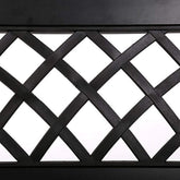 FDW New Patio Park Garden Bench Porch Path Chair Outdoor Deck Steel Frame New I50